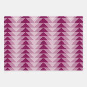 Set für Geschenkgutscheine - Überschneidende Dreie Geschenkpapier Set (Vorderseite 3)