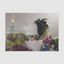 Set für Gewebepapier (2) Vintage Keramik Fruchtdek