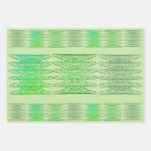 Set für grüne Überdeckungspapiere Geschenkpapier Set (Vorderseite 2)