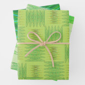 Set für grüne Überdeckungspapiere Geschenkpapier Set (Beispiel)