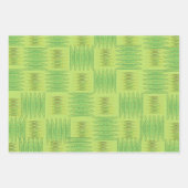 Set für grüne Überdeckungspapiere Geschenkpapier Set (Vorderseite)