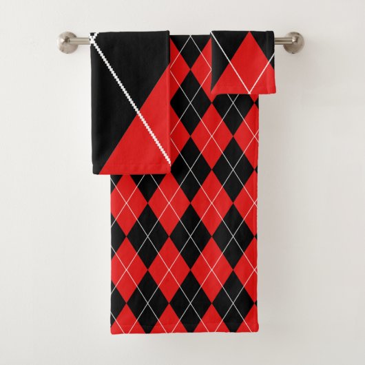 Set für Handtücher - Raute Harlequin (Insitu)