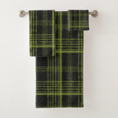 Set für Handtuchhalter aus Grün und Schwarz (Insitu)