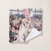 Set für Handtuchhandtücher, Virginia Rose Collecti (Waschlappen)