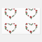 Set für Hearts Wrapping Paper Flat Sheet (Flachbla Geschenkpapier Set (Vorderseite 2)