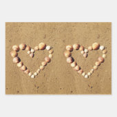 Set für Hearts Wrapping Paper Flat Sheet (Flachbla Geschenkpapier Set (Vorderseite 3)