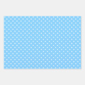 Set für hellblaue Muster Geschenkpapier Set (Vorderseite 2)