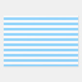 Set für hellblaue Muster Geschenkpapier Set (Vorderseite)