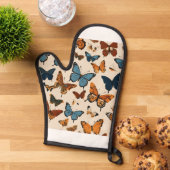 Set für hitzebeständige Ofen-Mitte und Potthalter Ofenhandschuh (Oben unten)