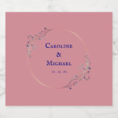 Set für Hochzeitsgetränke Schaumweinetikett (Einzelnes Label)