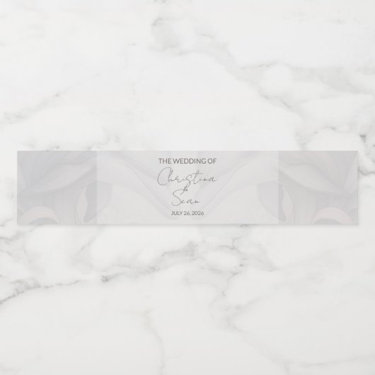 Set für Hochzeitwasserflaschen Wasserflaschenetikett (Einzelnes Label)