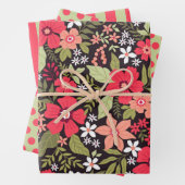 Set für hübsche Wildblumen Geschenkpapier Set (Beispiel)