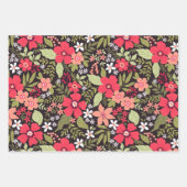 Set für hübsche Wildblumen Geschenkpapier Set (Vorderseite)