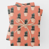 Set für Kaktus-Wrapping-Papier Geschenkpapier Set (Beispiel)