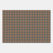 Set für Kariertes Wrackpapier für Herbst Geschenkpapier Set (Vorderseite 2)