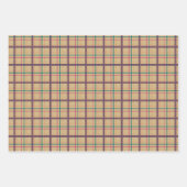 Set für Kariertes Wrapping Geschenkpapier Set (Vorderseite 3)