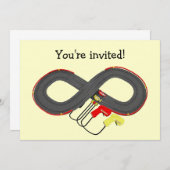 Set für Kleinwagen Einladung (Vorne/Hinten)