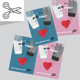 Set für kutbare Salz & Pfeffer Valentinstag-Karte Dankeskarte