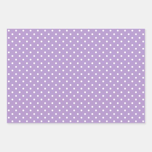 Set für Lavendelmuster Geschenkpapier Set (Vorderseite 2)