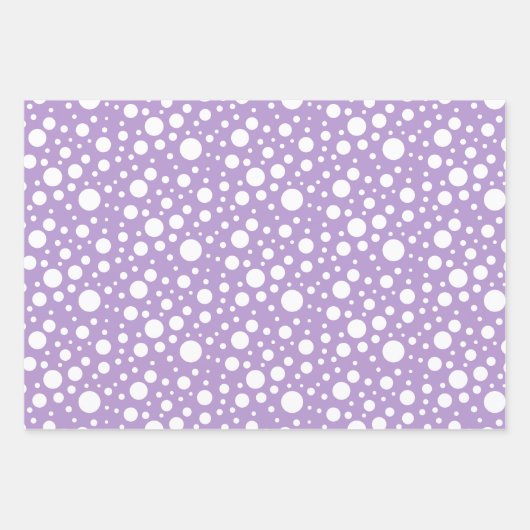 Set für Lavendelmuster Geschenkpapier Set (Vorderseite 3)