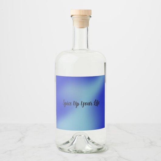 Set für Lebenslauf und Getränke Alkoholflaschenetikett (Vorderseite)