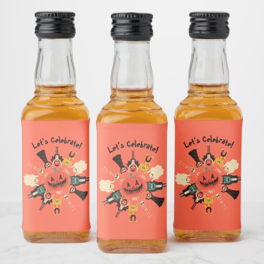 Set für Lebensmittel und Getränke Alkoholflaschenetikett (Flaschen)