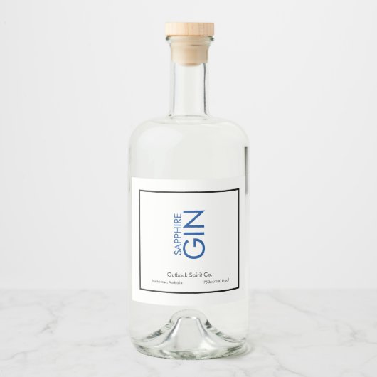 Set für Lebensmittel und Getränke Alkoholflaschenetikett (Vorderseite)