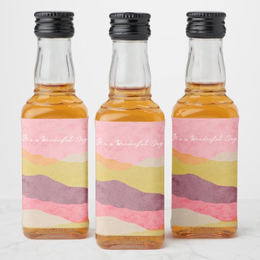 Set für Lebensmittel und Getränke Alkoholflaschenetikett (Flaschen)