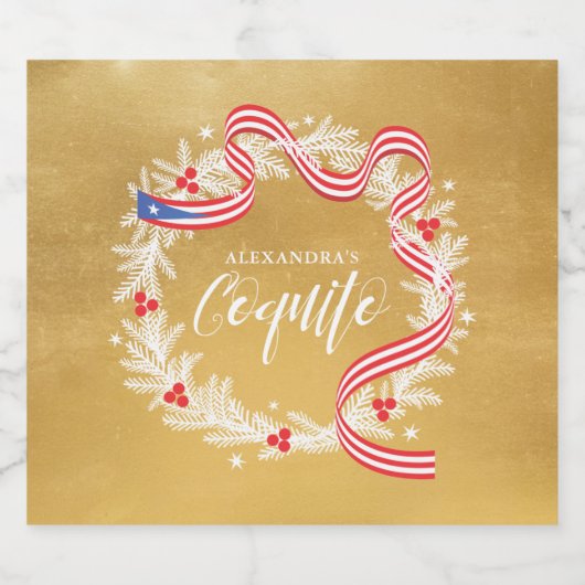 Set für Lebensmittel und Getränke Alkoholflaschenetikett (Einzelnes Label)