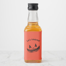 Set für Lebensmittel und Getränke Alkoholflaschenetikett