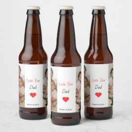 Set für Lebensmittel und Getränke Bierflaschenetikett