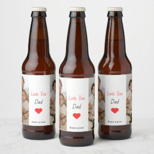 Set für Lebensmittel und Getränke Bierflaschenetikett