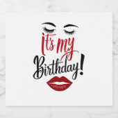 Set für Lebensmittel und Getränke - Es ist mein Ge Schaumweinetikett (Einzelnes Label)