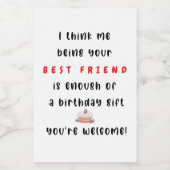 Set für Lebensmittel und Getränke Lebensmitteletikett (Einzelnes Label)