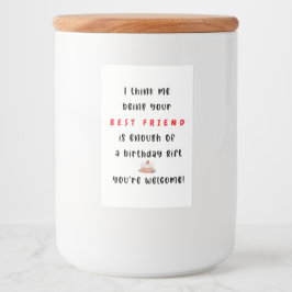 Set für Lebensmittel und Getränke Lebensmitteletikett