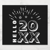 Set für Lebensmittel und Getränke Schaumweinetikett (Einzelnes Label)