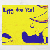 Set für Lebensmittel und Getränke Schaumweinetikett (Einzelnes Label)