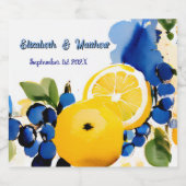 Set für Lebensmittel und Getränke Schaumweinetikett (Einzelnes Label)