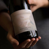 Set für Lebensmittel und Getränke Schaumweinetikett