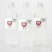 Set für Lebensmittel und Getränke Wasserflaschenetikett (Flaschen)