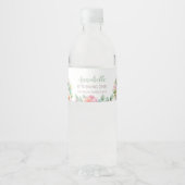 Set für Lebensmittel und Getränke Wasserflaschenetikett (Vorderseite)