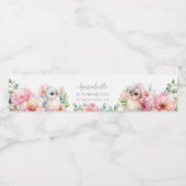 Set für Lebensmittel und Getränke Wasserflaschenetikett (Einzelnes Label)