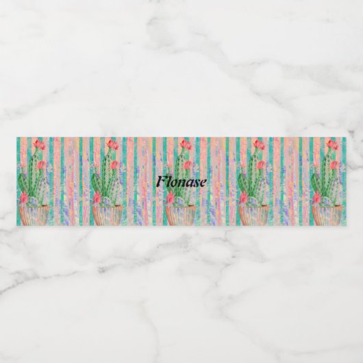 Set für Lebensmittel und Getränke Wasserflaschenetikett (Einzelnes Label)