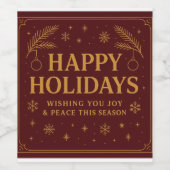 Set für Lebensmittel und Getränke Weinetikett (Einzelnes Label)