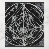 Set für Lebensmittel und Getränke Weinetikett (Einzelnes Label)