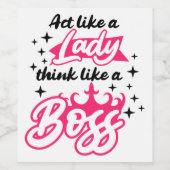 Set für Lebensmittel und Getränke Weinetikett (Einzelnes Label)