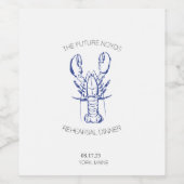 Set für Lebensmittel und Getränke Weinetikett (Einzelnes Label)