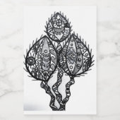 Set für Lebensmittel und Getränke Weinetikett (Einzelnes Label)