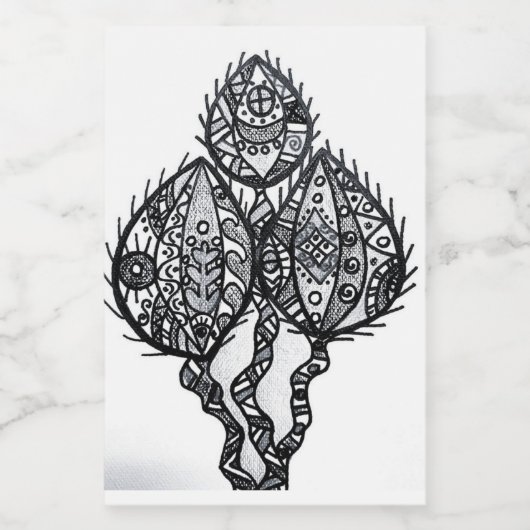 Set für Lebensmittel und Getränke Weinetikett (Einzelnes Label)