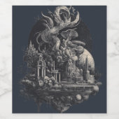 Set für Lebensmittel und Getränke Weinetikett (Einzelnes Label)